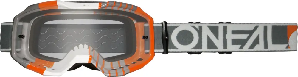 Direct Verzonden O'NEAL B-10 Duplex Clear Zwart Oranje Crossbril