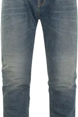 Aanbieding ROKKER Hunter Blauwe Motorjeans