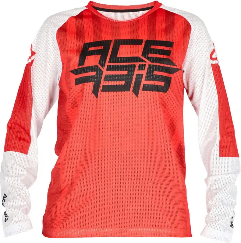 Acerbis MX J-Windy 5 Rood Wit Kids Cross Jersey Beperkte Voorraad