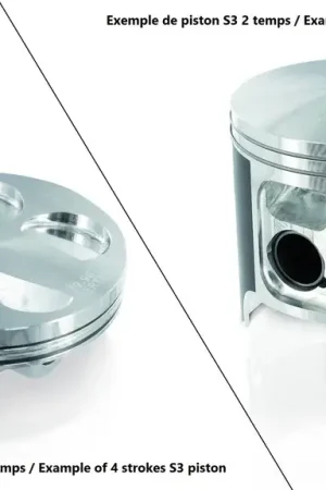 S3 Parts Casted Piston Ø53,95mm Standard Compression Ossa TR125I Rechtstreeks Van De Fabrikant