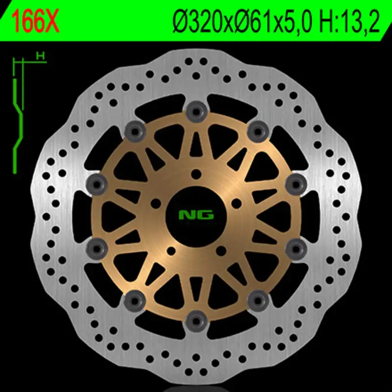 NG BRAKES Wave Floating Brake Disc Aanbieding