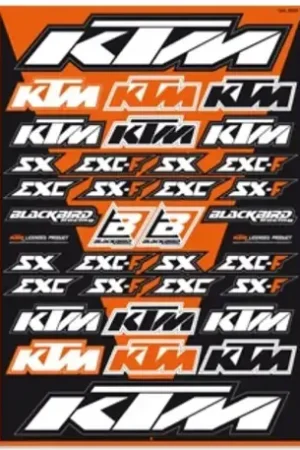 Alleen Vandaag BLAKCBIRD Stickers Kit KTM