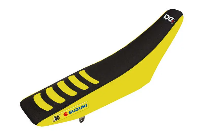 BLACKBIRD Double Grip 3 Seat Cover Yellow/Black Suzuki RM-Z450 Finale Uitverkoop