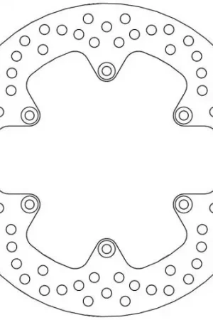 Moto-Master HALO remschijf achter 220mm Exclusieve Aanbieding