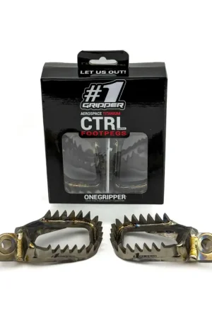 ONEGRIPPER - Titanium CTRL Footpegs - 03 - 0D0B Direct Beschikbaar