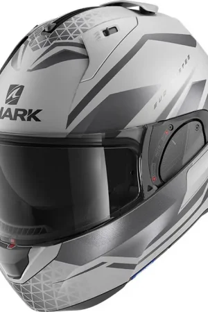 Beste Prijs Shark Evo ES Yari Matt Silver/Anthracite/Black SAK