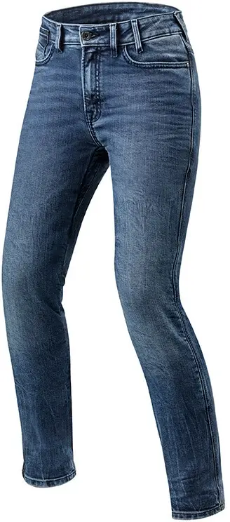 Finale Uitverkoop REV'IT Victoria Motorjeans Ladies Medium Blue