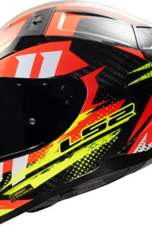LS2 FF811 Vector II Carbon Tantic Red H-V Yellow Betaalbaar