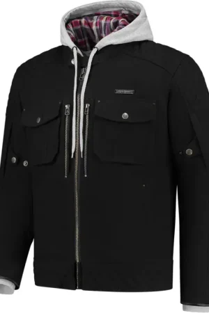 Rusty Stitches Glenn Motorjas Black Favoriet