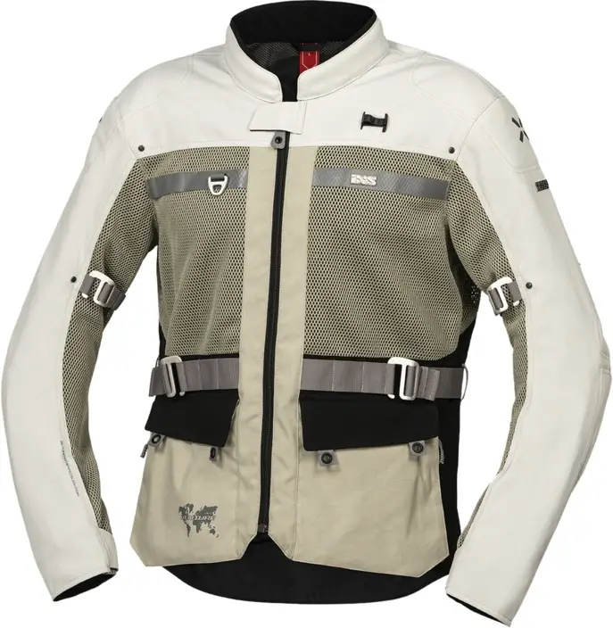 Rechtstreeks Van De Fabrikant iXS Venture-BigAir 1.0 Motorjas Light Gray
