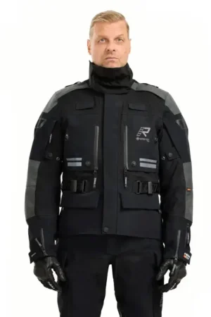 Seizoensaanbieding Rukka Titantrail-R Motorjas Black 929
