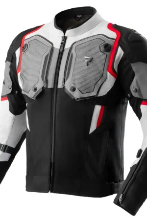 Rebelhorn Borg 2 Motorjas Black/Grey/Red Aanbieding
