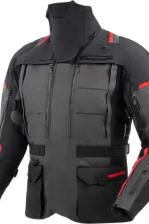 Premium Rebelhorn Cubby 5 Motorjas Black/Anthracite/Red