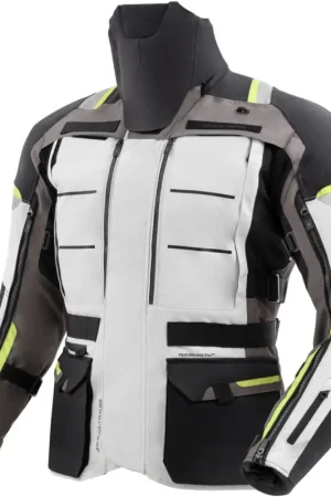 Rebelhorn Cubby 5 Motorjas Black/Grey/Fluo Yellow Weekendaanbieding