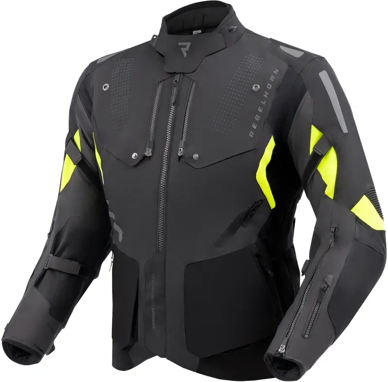 Meest Verkocht Rebelhorn Hiker 4 Motorjas Black/Anthracite/Fluo Yellow