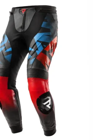 Beperkt Aanbod Rebelhorn Inferno Motorbroek Black/Blue/White/Red
