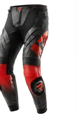 Hete Deal Rebelhorn Inferno Motorbroek Black/Fluo Red