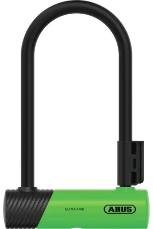 ABUS Ultra Mini 410K beugelslot 180mm - groen Op = Op
