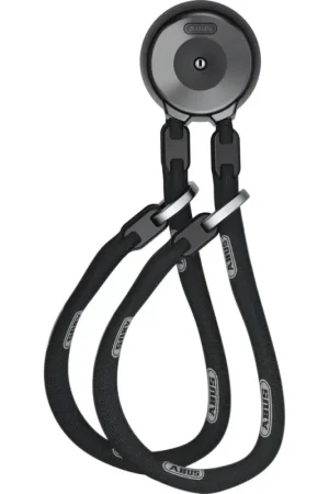 ABUS WCH90 XPlus Twin Chain muuranker 110cm ART 2 - zwart Veilige Betaling