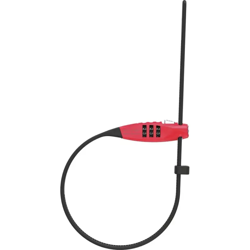ABUS Combiflex TravelGuard cijferslot 45cm - rood Tijdelijk Beschikbaar