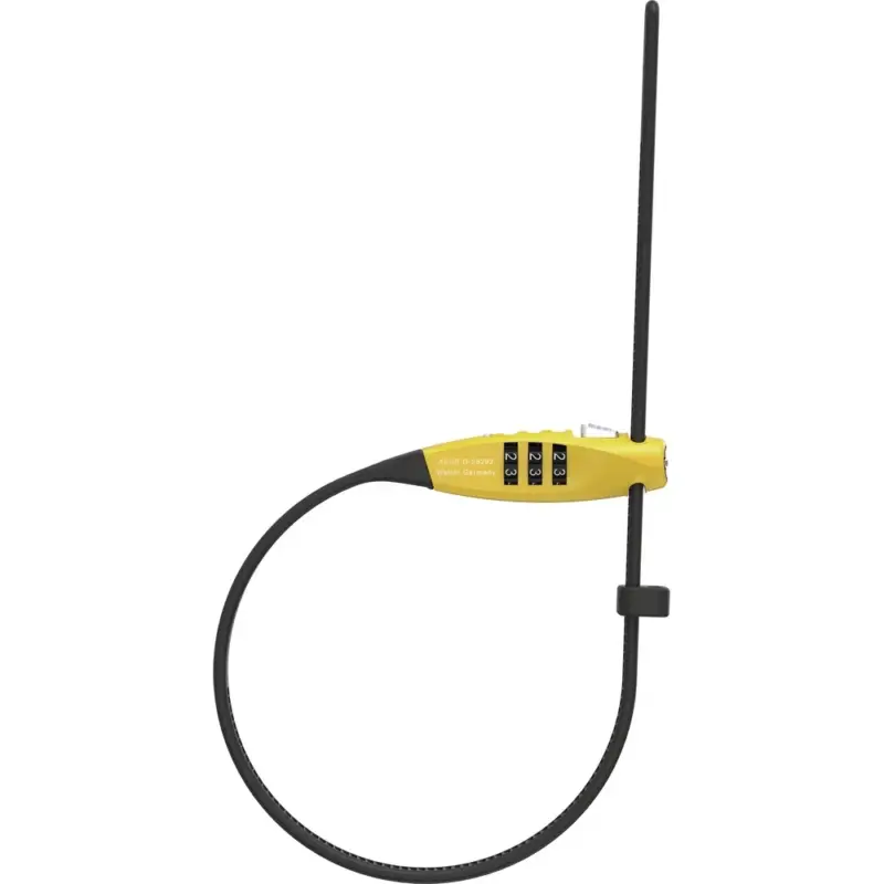 ABUS Combiflex TravelGuard cijferslot 45cm - geel Weekendaanbieding