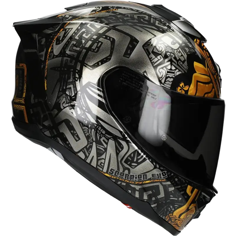 Scorpion Helm EXO-1500 Air Apus zwart / grijs / goud Favoriet