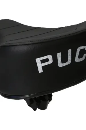 Zadel dik model Puch Maxi zwart (met logo) Alleen Vandaag