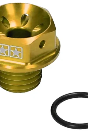 Stage6 -olievulplug geel roodM16x1.5 Betrouwbaar