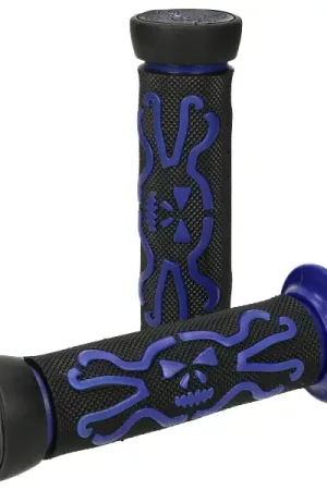 Alleen Vandaag T4Tune - Handvatset T4T Skull zwart/blauw