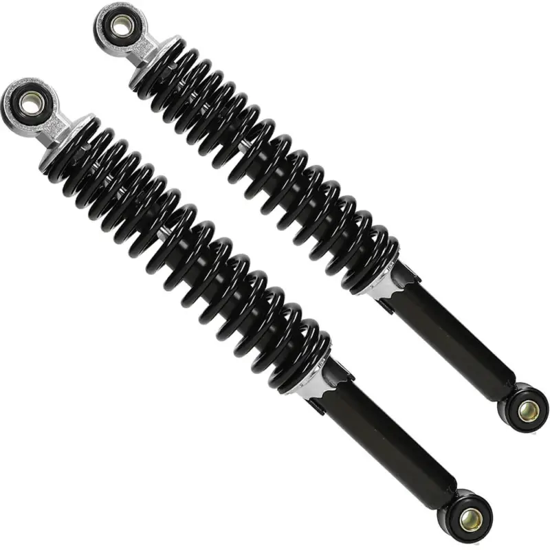 MKX -Schokbrekerset 340mm Gilera Citta, Puch Maxi,zwart/chroom Goedkoop