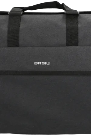 Basil - Enkele fietstasMira 17 liter zwart Op = Op