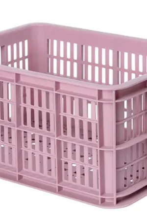 Basil - Fietskratrecycled S 17.5 liter roze blossom Laatste Kans