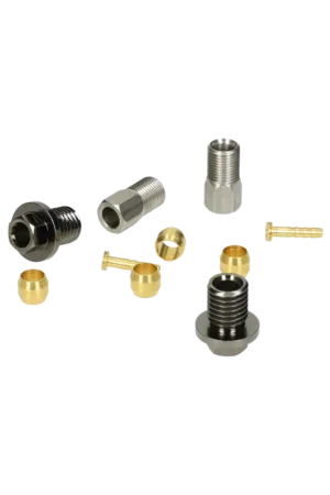 Elvedes - Hyaulische onderdelen Kit 9 M9 flensbout + M8 RVS onderdelen voor- en achterremhyaulische leiding Gratis Retour