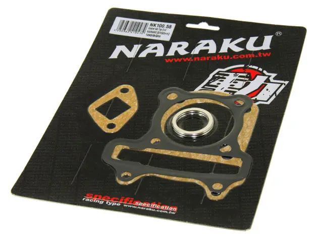 Laatste Versie Naraku - Pakkingset90cc 51 / 52,4 mm GY6 /4 Takt Luchtgekoeld