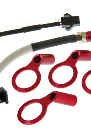 Koso - Temperatuursensor- Luchtgekoeld (Onder bougie) 14 mm zwarte stekker Korting
