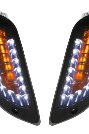 Alleen Vandaag Power1 - Knipperlichten voorVespa LX, LXV en SLED SmokeAudi look dagrijverlichting