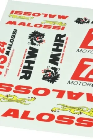 Betrouwbaar Malossi - Stickerset10-delig 34x24cm