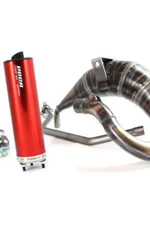 Voca Racing - Uitlaat Voca Rookie 50/70cc Bovenlangs Rood Rieju MRX/RR, MH Furia (CE) Tijdelijk Beschikbaar